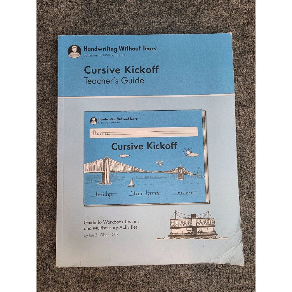 Handwriting Without Tears Cursive Kickoff Teachers Guide Educational Book
